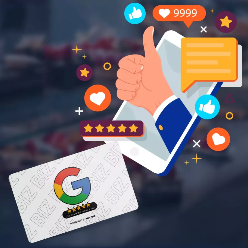 google review tap cards